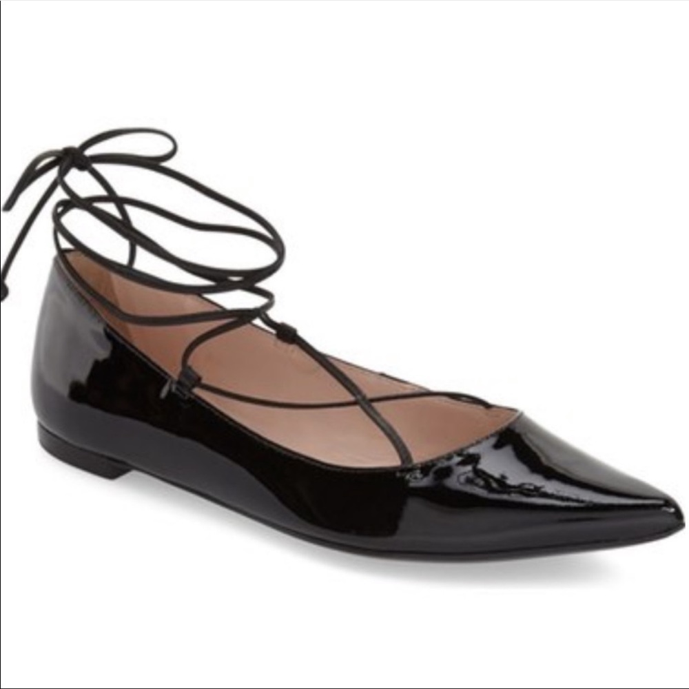 Kate Spade Patent Leather Genie Flats